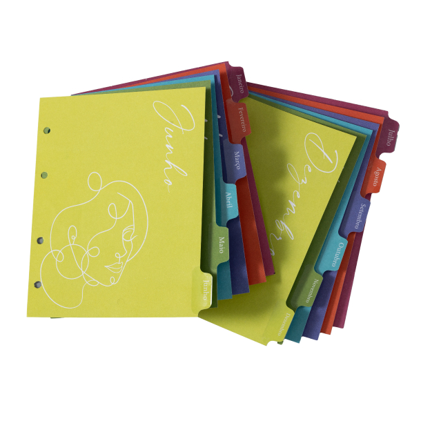 Divisórias para planner Artik